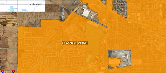 orange zone yard waste pickup zone